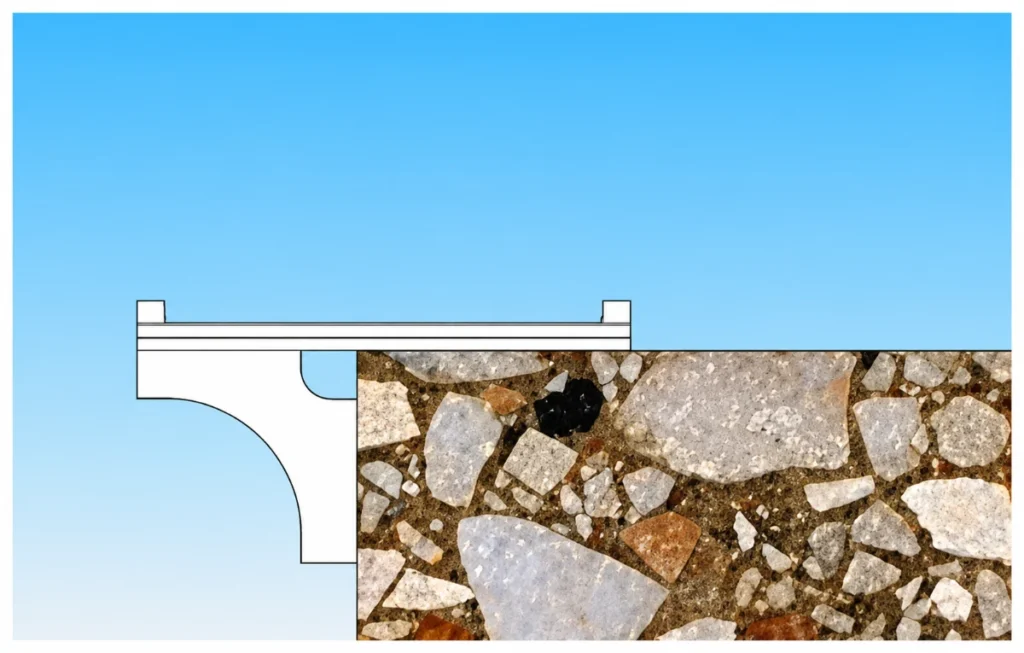 Detalle técnico del proyecto de ensanchamiento del puente de La Navata de 2009
